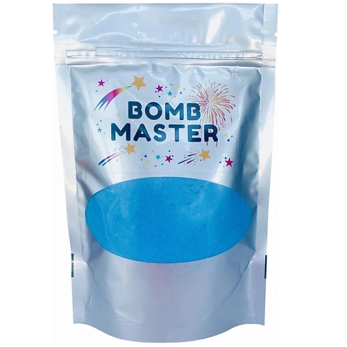 BOMB MASTER Мерцающая соль для ванны с хайлайтером, голубая 1 bomb master мерцающая соль для ванны с хайлайтером оранжевая 1