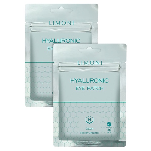 LIMONI Набор Hyaluronic Eye Patch  + Hyaluronic Eye Cream limoni набор для лица крем 50 мл крем для век 25 мл крем легкий 50 мл premium syn ake anti wrinkle care set