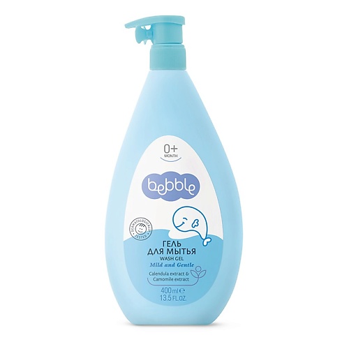 BEBBLE Гель для мытья детский Wash Gel 0+ 400 восстанавливающий гель для душа nonicare naturally revitalizing body wash gel 200мл