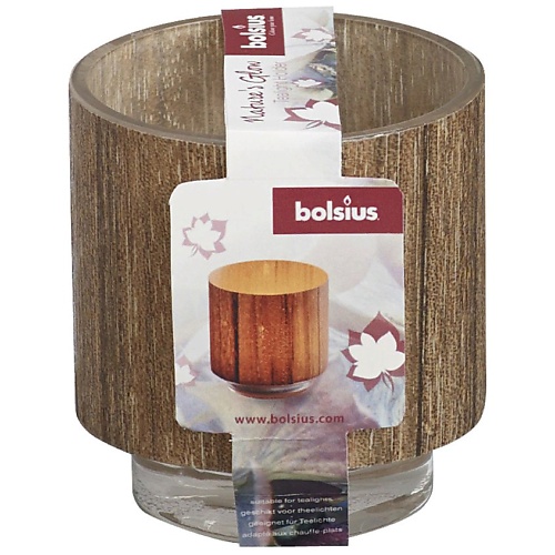 BOLSIUS Подсвечник Bolsius Сandle accessories дерево - для чайных свечей подсвечник желтый люстр ода 8 5х7 5 см 250мл