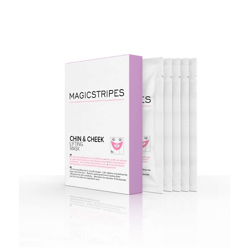 MAGICSTRIPES Маска с эффектом лифтинга для подбородка и щек Chin & Cheek dizao маска для лица и v лифтинг подбородка collagen peptide 180