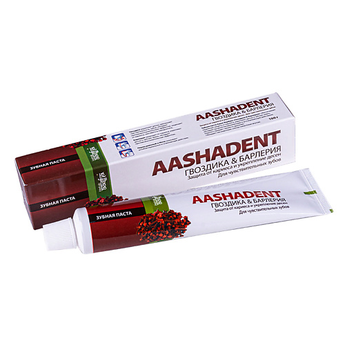 AASHA HERBALS Зубная паста Гвоздика-Барлерия 100 зубная паста aasha herbals кардамон и имбирь 100 г