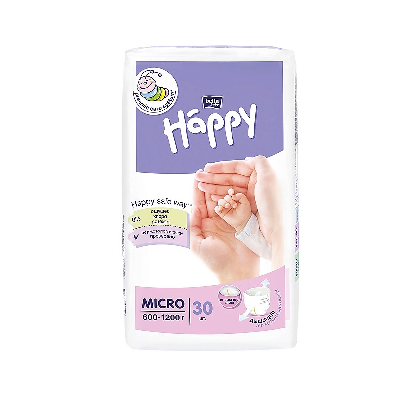 фото Подгузники для детей micro 30 мл bella baby happy