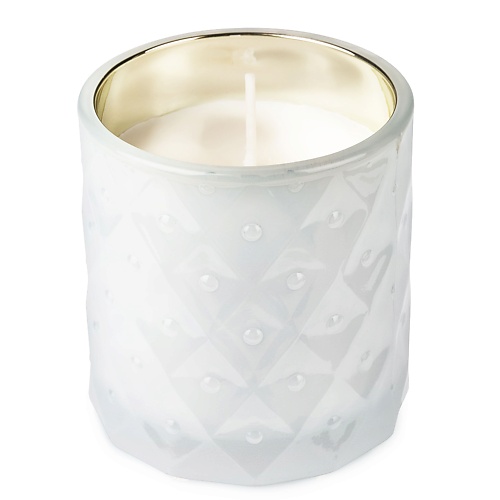 SPAAS Свеча белая в стакане неароматизированная 1 свеча декоративная ароматизированная 9х7 5х7 5 см в стакане bartek candles восточное дерево