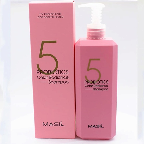MASIL Шампунь для защиты цвета волос с пробиотиками 500 masil увлажняющее парфюмированное масло для волос с лактобактериями 66