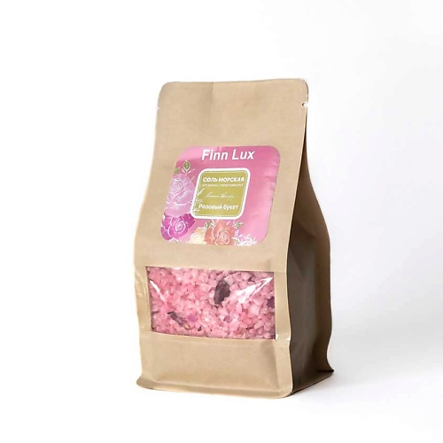 FINNLUX Соль для ванны морская ароматическая «РОЗОВЫЙ БУКЕТ» 500.0 flowery букет розовый махаон l