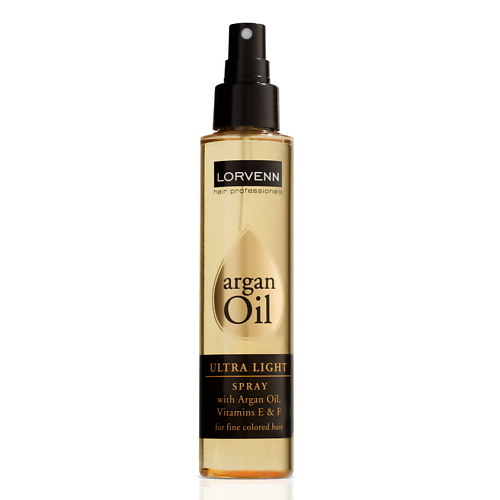 LORVENN HAIR PROFESSIONALS Ультра-легкое масло-спрей ARGAN OIL ULTRA LIGHT 125.0 dexclusive лосьон для тела аргановое масло argan oil body lotion