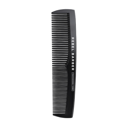 REBEL Премиальная мужская расческа  Men's Comb Total Black evo [рой] гребень для волос evo roy detangling comb