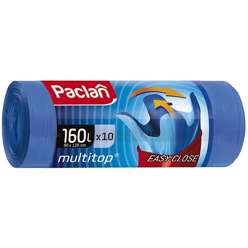 PACLAN MULTI-TOP Мешки для мусора, 160л 10 paclan multi top lux мешки для мусора 35л 20