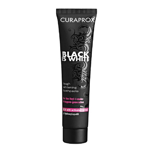 CURAPROX Зубная паста Black Is White , вкус лайма 90 curaprox зубная паста   is white вкус лайма 90