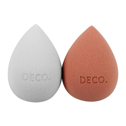 DECO. Набор спонжей для макияжа CORRECT каплевидные медиум deco спонжи для макияжа base круглые латекс