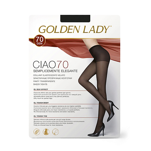 GOLDEN LADY Колготки женские 70 den Ciao Nero 2 golden lady носки женские piccolino супер укороченный nero 39 41