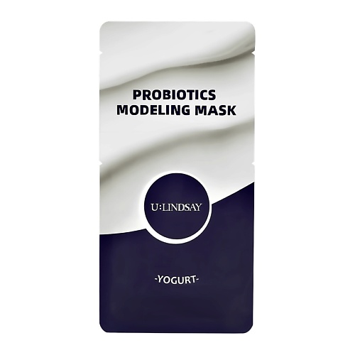фото Lindsay маска для лица probiotics yogurt альгинатная моделирующая с экстрактом молочного белка (разглаживающая)