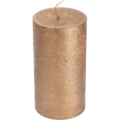 SPAAS Свеча столбик бронзовый  неароматизированная 1 свеча хозяйственная 17х1 8 см столбик 2 шт в т у 300215