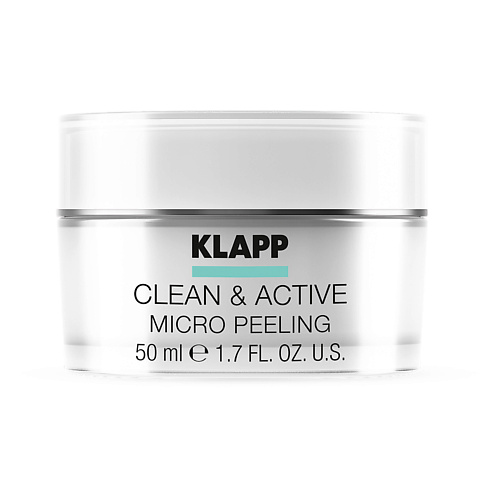 KLAPP COSMETICS Микропилинг CLEAN&ACTIVE Micro Peeling 50.0 тоник с pha klapp core purify multi level performance cleansing 200 мл