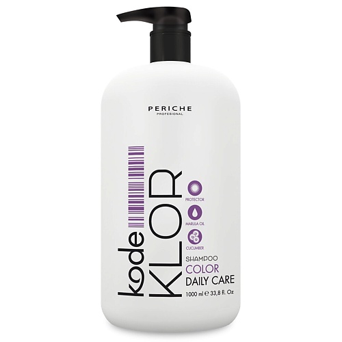 шампунь для окрашенных волос princess essex shampoo color care шампунь 1000мл Шампунь для волос PERICHE PROFESIONAL Шампунь для окрашенных (и обесцвеченных волос) Kode KLOR Shampoo Daily Care