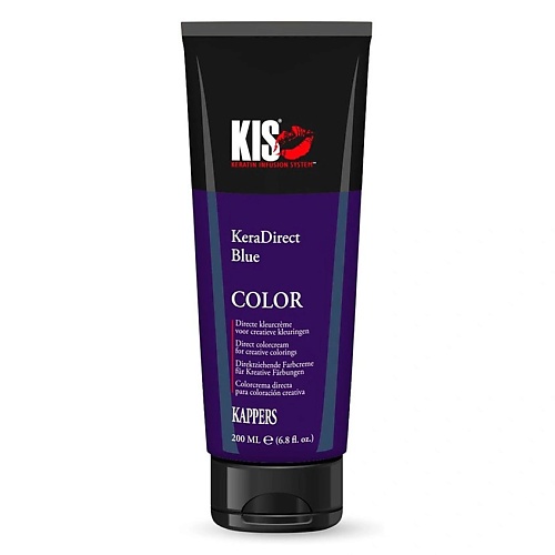 KIS KeraDirect - кератиновая безаммиачная краска для волос крем краска для прямого окрашивания волос с прямыми и окисляющими пигментами lunex colorful 13705 03 желтый 125 мл
