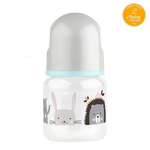 LUBBY Бутылочка с силиконовой соской медленного потока от 0 месяцев lubby бутылочка для кормления с молочной соской с клапаном широким горлом с рождения