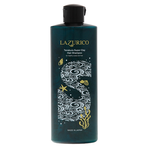 LAZURICO Японский шампунь Tanakura Super Clay Hair Shampoo против выпадения и для стимуляции роста 300 шампунь lebel cool orange hair soap super cool 200 мл
