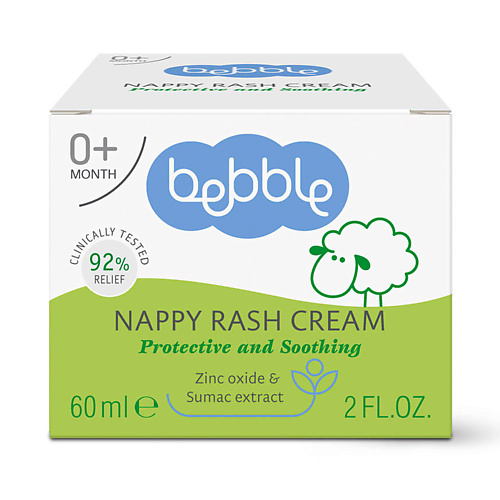 цена Крем для тела BEBBLE Крем от опрелостей и кожных раздражений Nappy Rash Cream 0+