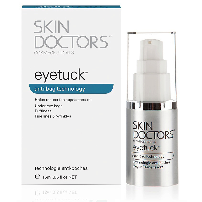 фото Крем для уменьшения мешков и отечности под глазами eyetuck 15 мл skin doctors