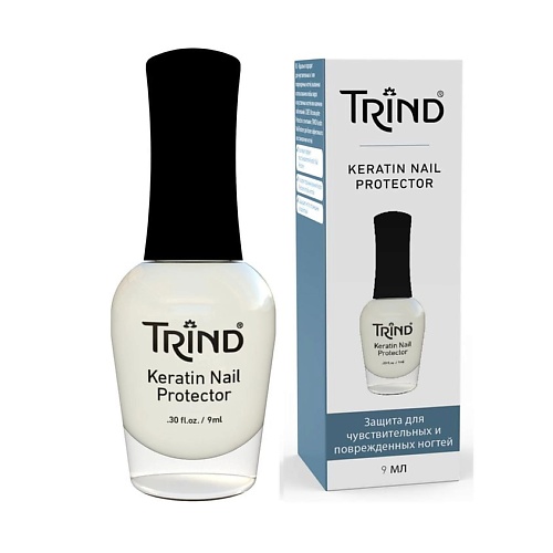 TRIND Кератиновая защита ногтей 9 стойкая кератиновая крем краска cot 2 0 90 мл