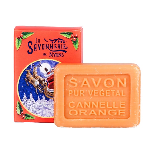LA SAVONNERIE DE NYONS Гостевое мыло с корицей Санки 25 мини кексы ulker с корицей и морковью 160 г
