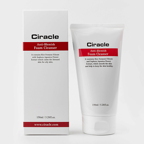 CIRACLE Пенка для лица Anti-Blemish Foam Cleanser 150 ekel пенка для умывания с огурцом увлажняющая foam cleanser cucumber 180