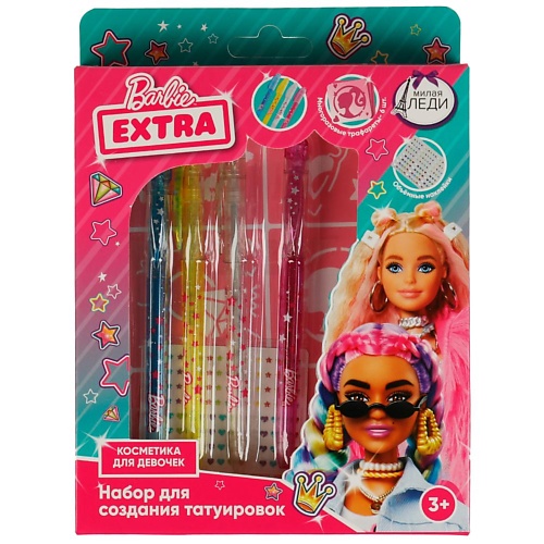 МИЛАЯ ЛЕДИ Набор для создания тату, Barbie с ручками lukky набор для создания альбома скрапбукинг ароматика 3