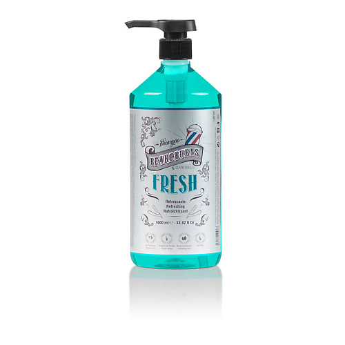 BEARDBURYS Освежающий шампунь для волос Fresh Shampoo 1000.0 master fresh экологичное средство для мытья пола 1000 0