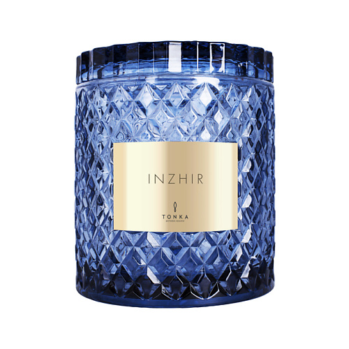 TONKA PERFUMES MOSCOW Ароматическая свеча «INZHIR» 2000 tonka perfumes moscow спрей для дома inzhir 100