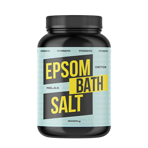 FITOMATIC Английская соль для ванн 3кг 3000.0 ultra c английская соль для принятия ванн 500