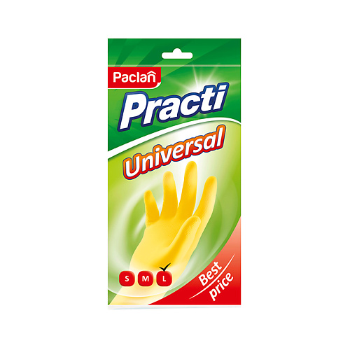 PACLAN Universal Перчатки резиновые laima бумажные полотенца в рулонах universal 6