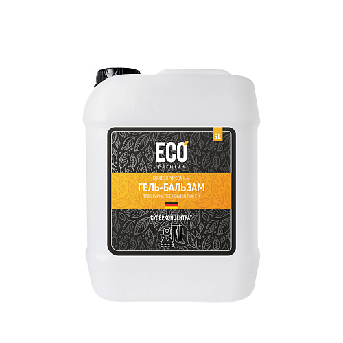 ECO-PREMIUM Концентрированный гель-бальзам для стирки всех видов тканей 5000 лакомство rio sticks для всех видов птиц с яйцом и ракушечником 80