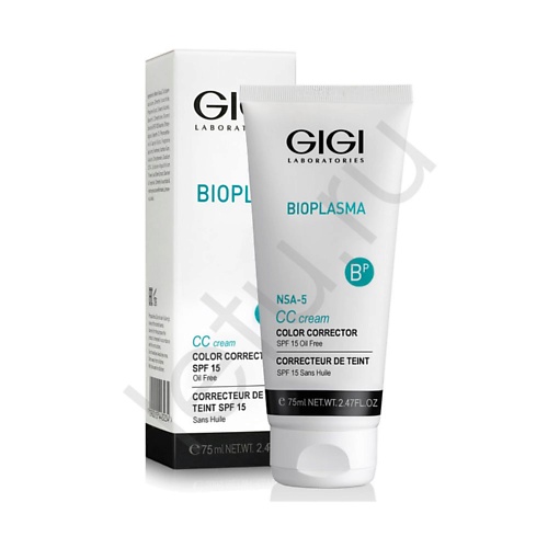 GIGI Крем для коррекции цвета кожи с SPF15 Bioplasma MPL068420 - фото 1