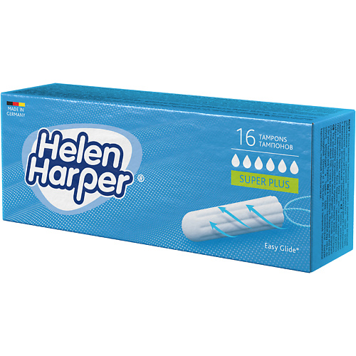 HELEN HARPER Тампоны безаппликаторные Super Plus 16 tampax женские гигиенические тампоны с аппликатором pearl compak