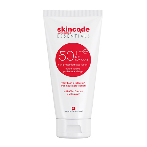 SKINCODE Солнцезащитный лосьон для лица SPF 50 100 крем для лица skincode exclusive cellular day 50 мл