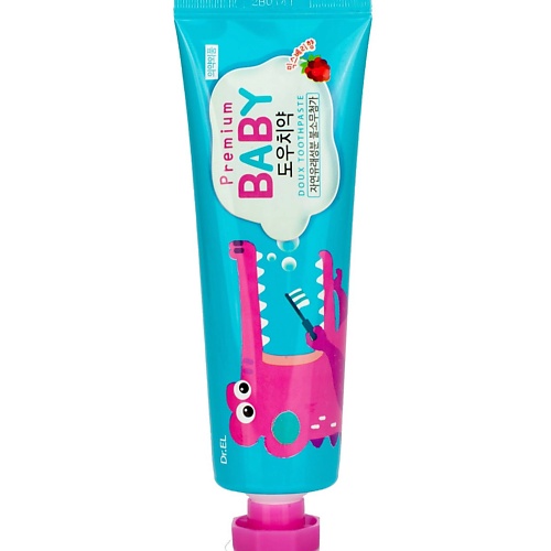 DR.EL Натуральная зубная паста Dr.EL Premium Doux Toothpaste с ксилитом 100 натуральная детская зубная паста synergetic ванильный пломбир для детей от 3 до 6 лет 50 г