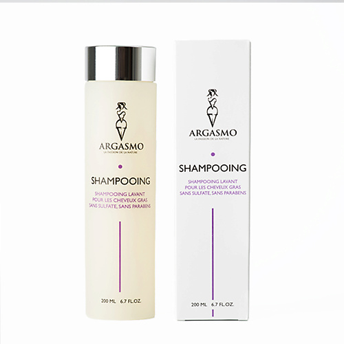 Шампунь для волос ARGASMO Бессульфатный шампунь очищающий для жирных волос