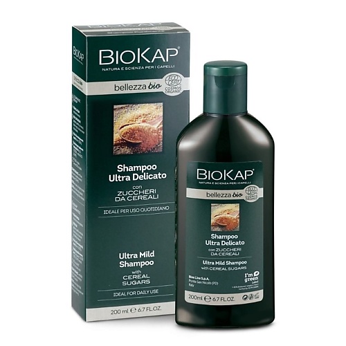 BIOKAP БИО шампунь для волос ультра мягкий 200.0 ducray элюсьон дерматологический мягкий балансирующий шампунь 400 мл