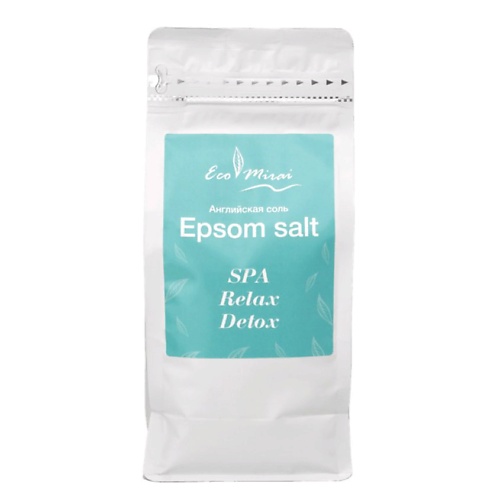 ECO MIRAI Английская соль для ванн 1000 lunar laboratory английская соль с легким серебряным сиянием iridescent epsom salt 1600