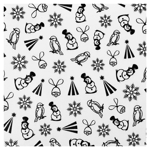IRISK Слайдер-дизайн зимний miw nails слайдер дизайн для маникюра собаки далматинцы