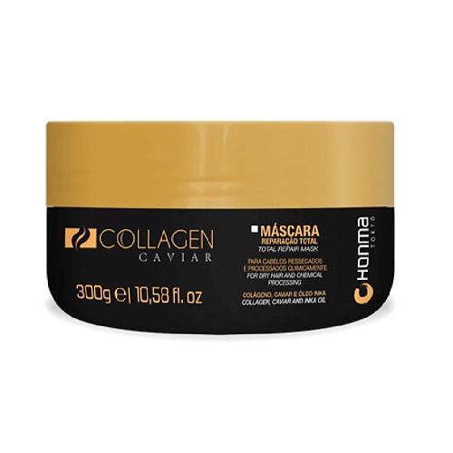 HONMA Маска для волос с коллагеном и экстрактом черной икры Collagen Caviar Mask 300 коллаген с экстрактом икры collagen caviar extract