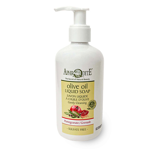 APHRODITE Жидкое мыло натуральное на основе оливкового масла с алое вера 300 ecos3 органическое жидкое мыло алоэ вера 2500