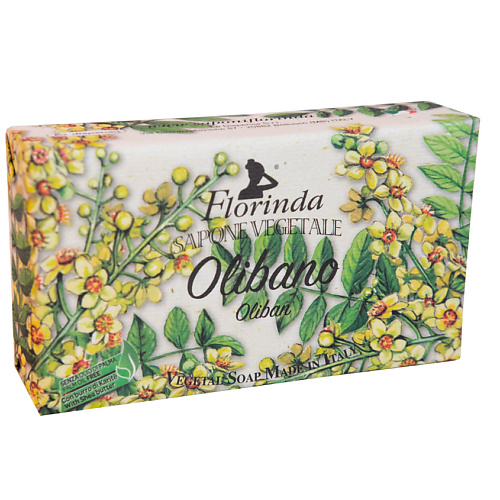 FLORINDA мыло Olibano (Palm Oil Free) / Ладан 200 florinda мыло спорт и специи ambra амбра 100