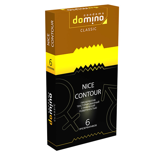 DOMINO CONDOMS Презервативы DOMINO CLASSIC Nice Contour 6 masculan презервативы 3 classic 10 с колечками и пупырышками 10