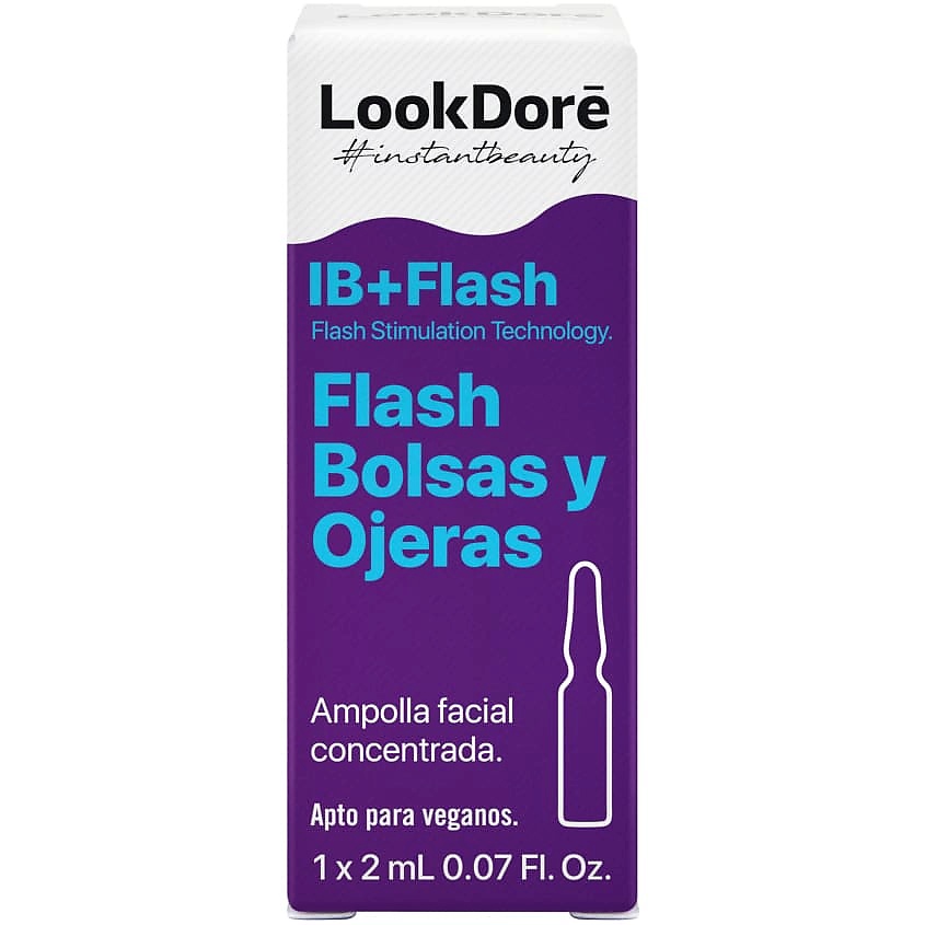 фото Look dore сыворотка в ампулах для контура век ib+flash eyes