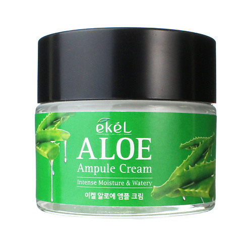 Крем для лица EKEL Крем для лица с Алоэ Ампульный Увлажняющий Ampule Cream Aloe фото