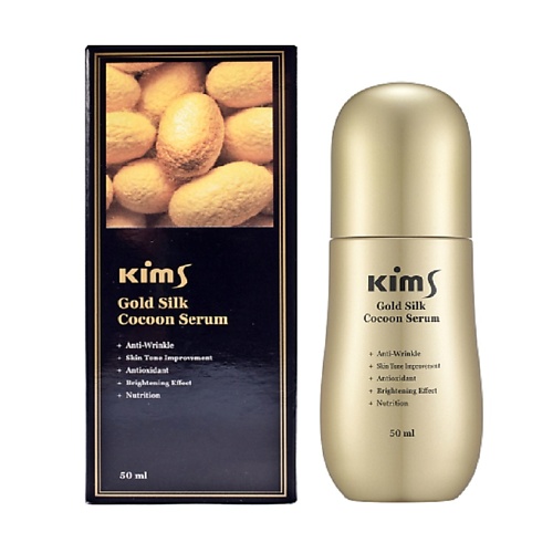KIMS Сыворотка антивозрастная для лица с протеинами кокона шелкопряда Gold Silk Cocoon Serum 50