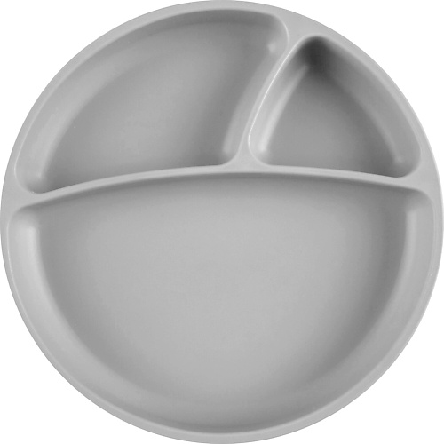 MINIKOIOI Portions Детская секционная тарелка с присоской силикон 0+ тарелка квадратная пахта 22см